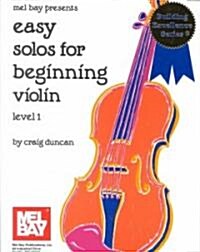 Easy Solos for Beginning Violin (Paperback)