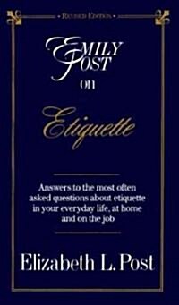 [중고] Emily Post on Etiquette (Paperback, Revised)