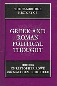 The Cambridge History of Greek and Roman Political Thought (Paperback)