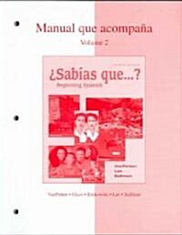 MANUAL QUE ACOMPANA-sabias Que? (Paperback, 4th)