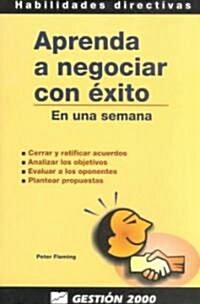 Aprenda a Negociar Con Exito (Paperback)