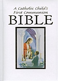 Catholic Childs Traditions First Communion Gift Bible-Nab-Boy (Hardcover)