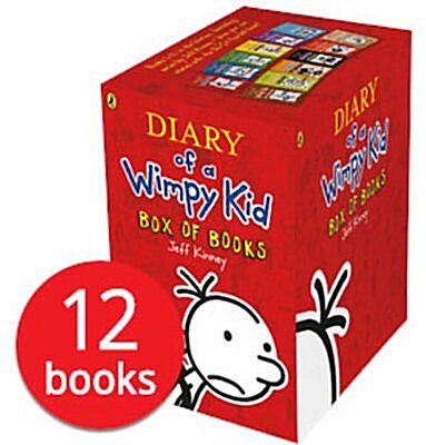 윔피키드 Diary of a Wimpy Kid Box Set (slipcase, 12 paperback, 영국판)