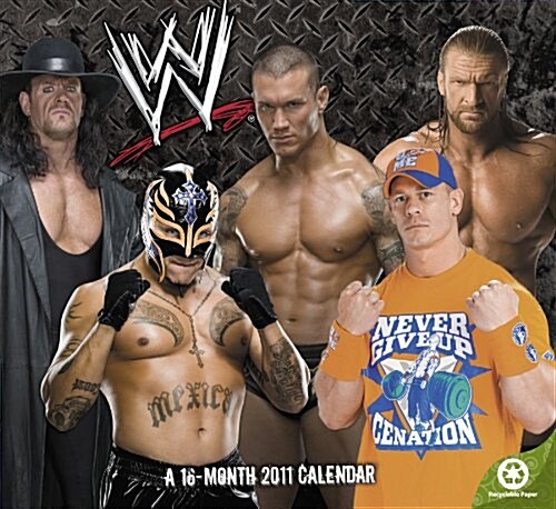 WWE 2011 Calendar (Paperback, 16-Month, Wall)
