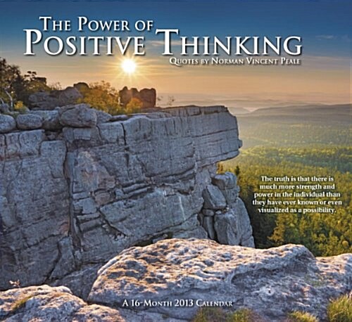The Power of Positive Thinking 2013 Calendar (Paperback, Wall)
