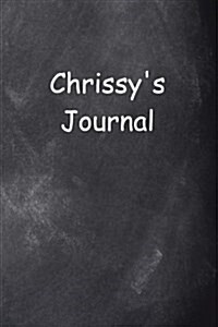 Chrissy Personalized Name Journal Custom Name Gift Idea Chrissy (Paperback, JOU)