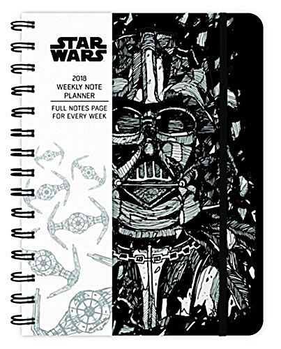 Star Wars 2018 Weekly Note Planner (Calendar, Engagement)