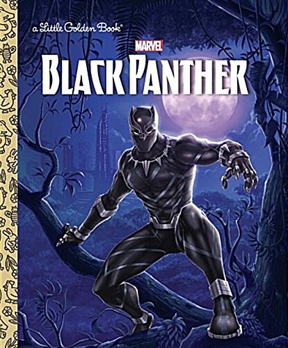 [중고] Black Panther Little Golden Book (Marvel: Black Panther) (Hardcover)