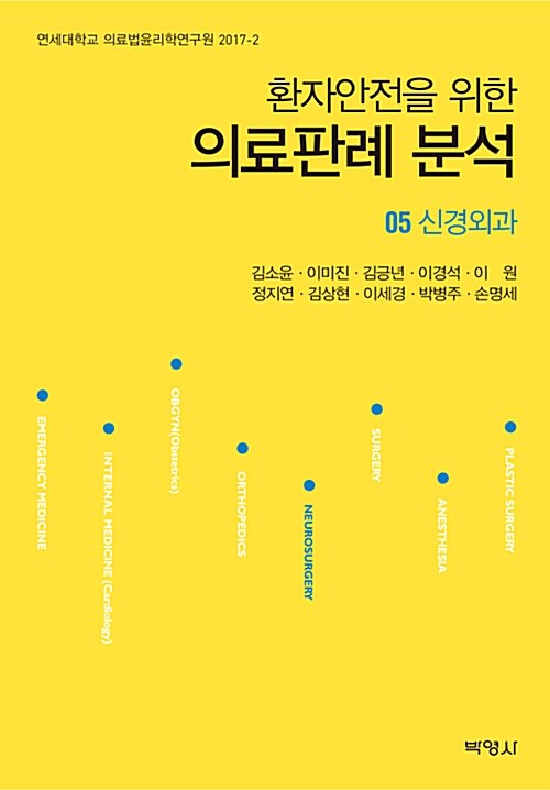 환자안전을 위한 의료판례분석 5 : 신경외과