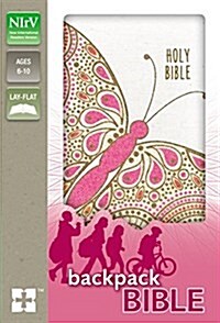 Nirv, Backpack Bible, Flexcover, Pink Butterfly (Paperback)