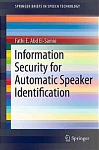 Information Security for Automatic Speaker Identification (Paperback)