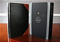NKJV, Deluxe Readers Bible, Imitation Leather, Black (Imitation Leather)