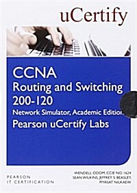 CCNA R&s 200-120 Network Simulator Academic Edition Pearson Ucertify Labs Student Access Card (Hardcover)