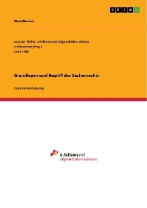 Grundlagen Und Begriff Des Sachenrechts (Paperback)