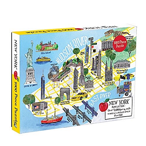 New York City Map 1000 Piece Puzzle (Other)