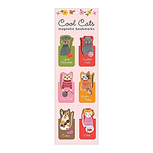 Cool Cats Magnetic Bookmarks (Other)