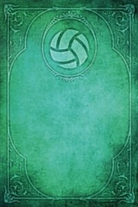 Monogram Volleyball Notebook: Blank Diary Journal Log (Paperback)