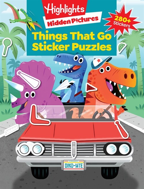 Things That Go Sticker Puzzles (Paperback)