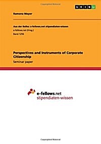 Perspectives and Instruments of Corporate Citizenship (Paperback)