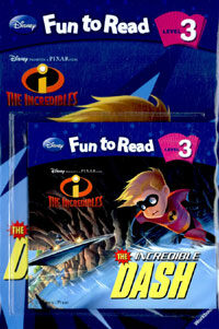 Disney Fun to Read Set 3-02 : Incredible Dash (인크레더블) (Paperback + Workbook + Audio CD)