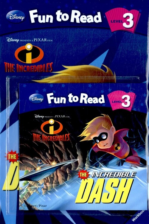 Disney Fun to Read Set 3-02 : Incredible Dash (인크레더블) (Paperback + Workbook + Audio CD)