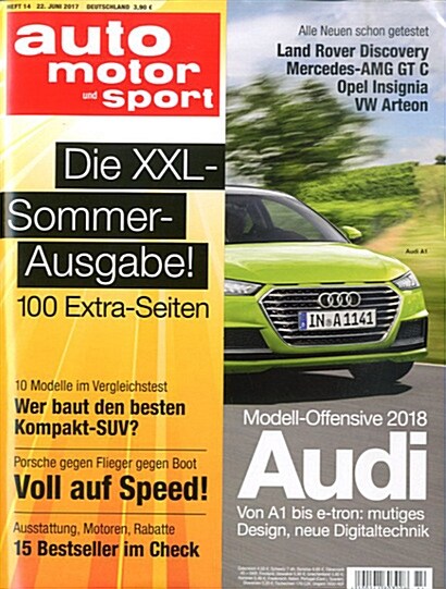 Auto Motor + Sport (격주간 독일판): 2017년 06월 22일