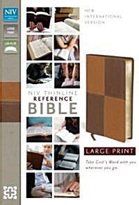 Thinline Reference Bible-NIV-Large Print (Imitation Leather)