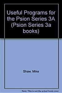 How to Write Your Own Psion Series 3a Programs (Paperback)