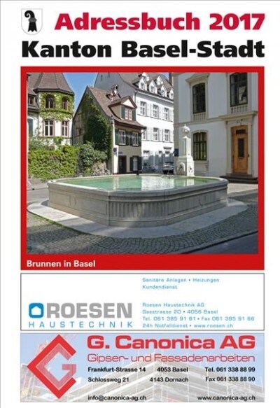 Basler Adressbuch 2017: Adressbuch Der Stadt Basel Und Der Gemeinden Riehen Und Bettingen (Hardcover)