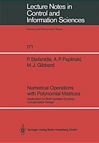 Numerical Operations With Polynomial Matrices (Paperback)