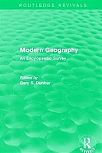 Modern Geography : An Encylopaedic Survey (Paperback)