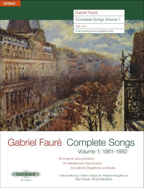 Complete Songs Volume 1 1861-1882 (High Voice) (Sheet Music)