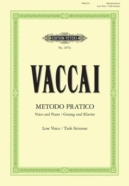 Practical Method (Low Voice and Piano) (Sheet Music)
