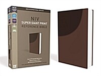 NIV, Super Giant Print Reference Bible, Imitation Leather, Brown, Red Letter Edition (Imitation Leather, Special)