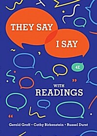 [중고] They Say / I Say: The Moves That Matter in Academic Writing with Readings (Paperback, 4)
