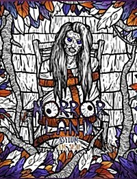 Adult Coloring Book Horror Land: Asylum (Book 6) (Hardcover)