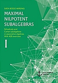 Maximal Nilpotent Subalgebras I: Nilradicals and Cartan Subalgebras in Associative Algebras. with 428 Exercises (Paperback)