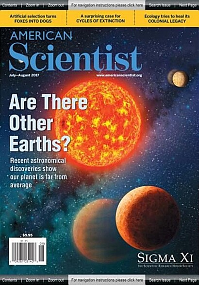 American Scientist (격월간 미국판): 2017년 07/08월호