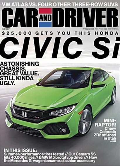Car & Driver (월간 미국판): 2017년 08월호