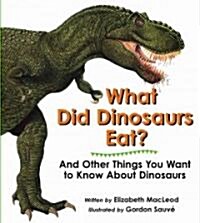 What Did Dinosaurs Eat? (Hardcover)