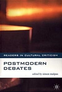 [중고] Postmodern Debates (Paperback)