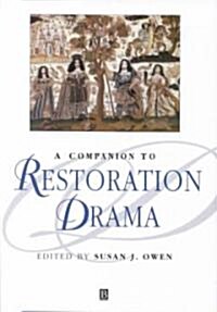 A Companion to Restoration Drama (Hardcover)