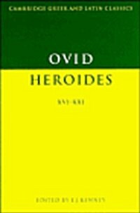 Ovid: Heroides XVI-XXI (Hardcover)