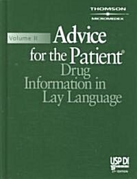 Advice for the Patient (Hardcover, 26th, Annual)