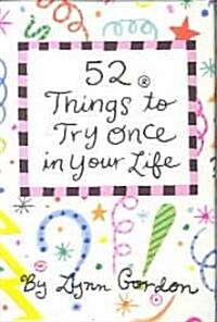 52 Things to Try Once in Your Life (Cards, GMC)