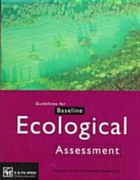 Guidelines for Baseline Ecological Assessment (Hardcover)