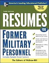 Resumes for Former Military Personnel (Paperback, 3)