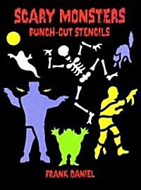 Scary Monsters Punch-Out Stencils (Paperback)