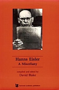 Hans Eisler (Paperback)