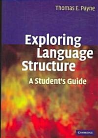 [중고] Exploring Language Structure : A Student‘s Guide (Paperback)